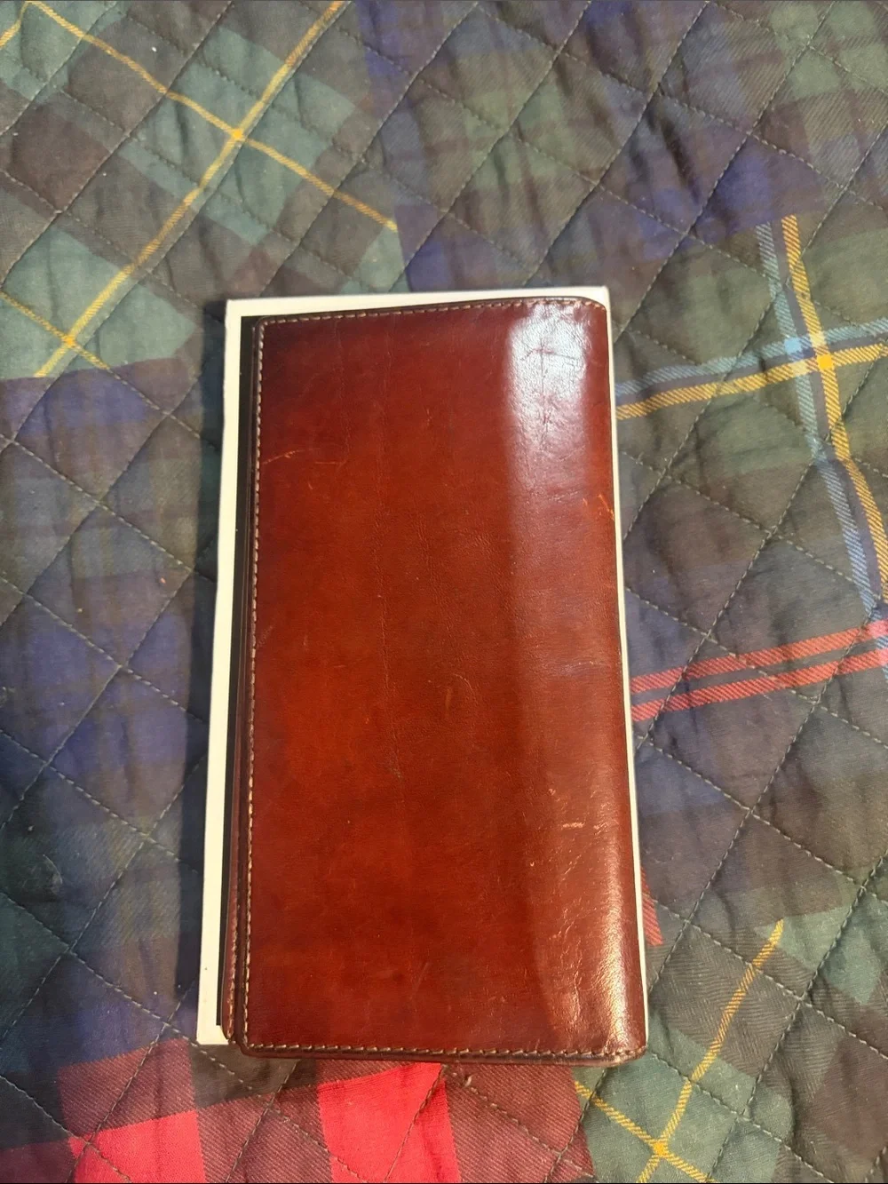 Mancini Nevada Collection Men’s Brown Leather Money Clip Wallet
